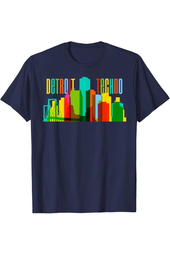 DOPASHIRT Detroit Techno Raver Dj Rave Party Edm Festival T-Shirt Unisex S-5XL Hot Trending Shirt, Vintage Birthday Gift