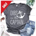 thumbnail image 1 of DOPASHIRT Dibs On The Captain Shirt, Funny Captain Shirt, Captain Shirt, Funny Lake Shirt, Unisex S-5XL Hot Trending Shirt, Vintage Birthday Gift, 1 of 3