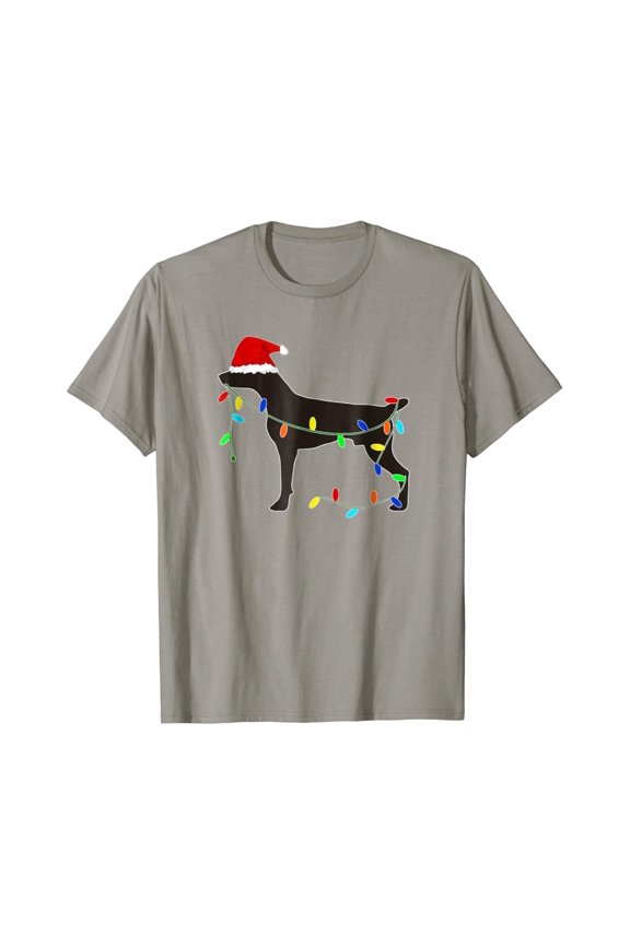 Doberman Noel Lights Jolly Man Hat Pet Lovers Tshirt Unisex S-5XL Hot Trending Shirt, Vintage Birthday Gift