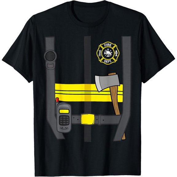 DOPASHIRT Firefighter Hal.Low.Een Uniform T-Shirt Unisex S-5XL Hot Trending Shirt, Vintage Birthday Gift