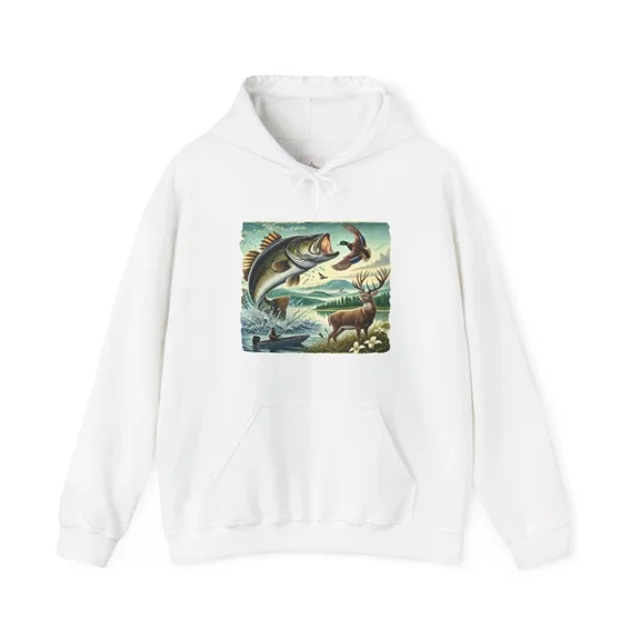 DOPASHIRT Fisherman'S Adventure Hoodie, Outdoor Gift, Fishing Hoodie, Nature Lover Outdoor Hoodie, Trendy Hoodie, Birthday Gift