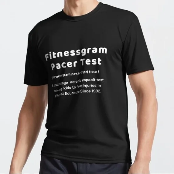 DOPASHIRT Fitnessgram Pacer Test Gym Tee Workout Funny T-Shirt Unisex S-5XL Hot Trending Shirt, Vintage Birthday Gift