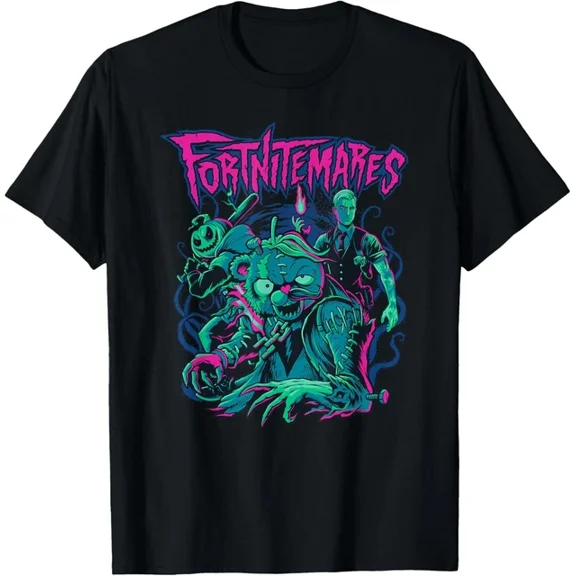 DOPASHIRT Fortnitemares Retro Horror Group St-Shirt Unisex S-5XL Hot Trending Shirt, Vintage Birthday Gift