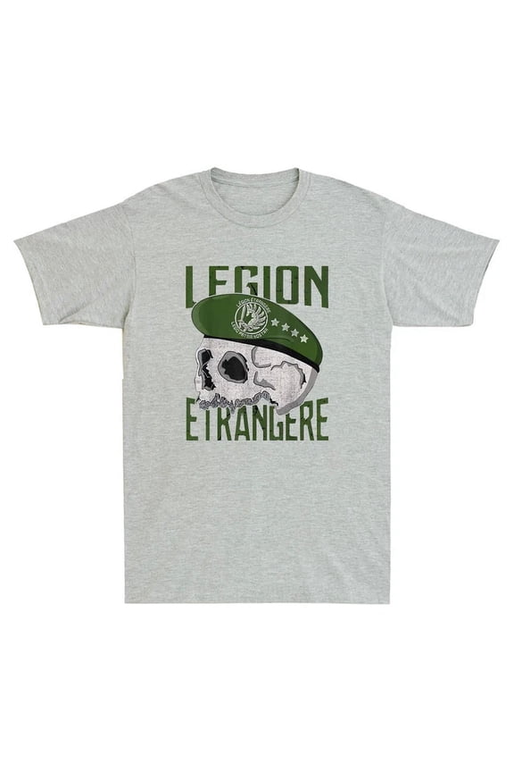 French Legion Etrangere Foreign Airbone Parachuter Vintage Men'S Cotton T-Shirt Unisex S-5XL Hot Trending Shirt, Vintage Birthday Gift