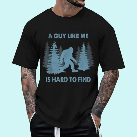 DOPASHIRT Funny Bigfoot A Guy Like Me Is Hard To Forest Find T-Shirt Unisex S-5XL Hot Trending Shirt, Vintage Birthday Gift