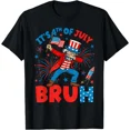 thumbnail image 1 of DOPASHIRT Funny Dabbing It'S 4Th Of July Bruh Usa Flag Men Boys T-Shirt Unisex S-5XL Hot Trending Shirt, Vintage Birthday Gift, 1 of 3