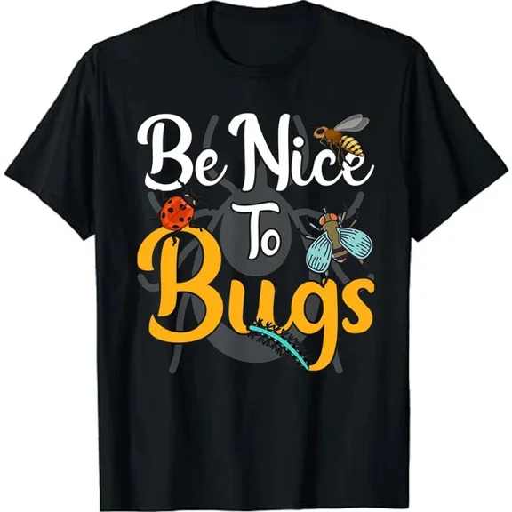 DOPASHIRT Funny Insect Entomologists Bug Collection Be Nice To Bugs T-Shirt Unisex S-5XL Hot Trending Shirt, Vintage Birthday Gift