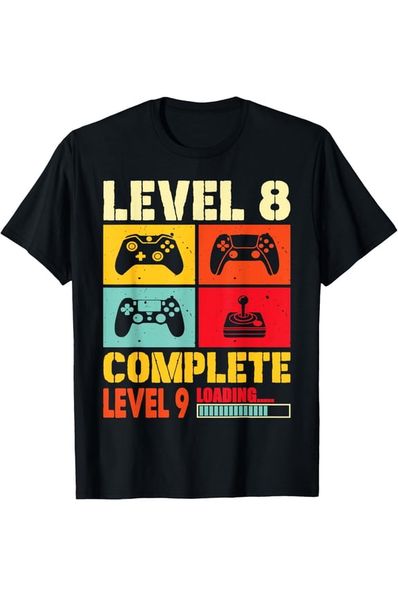 Funny Level 8 Complete - Vintage 8 Years Wedding Anniversary T-Shirt Unisex S-5XL Hot Trending Shirt, Vintage Birthday Gift