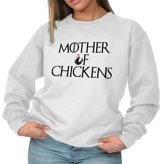 DOPASHIRT Funny Mother Of Chickens Farmer Sweatshirt Trendy Sweatshirt, Birthday Gift