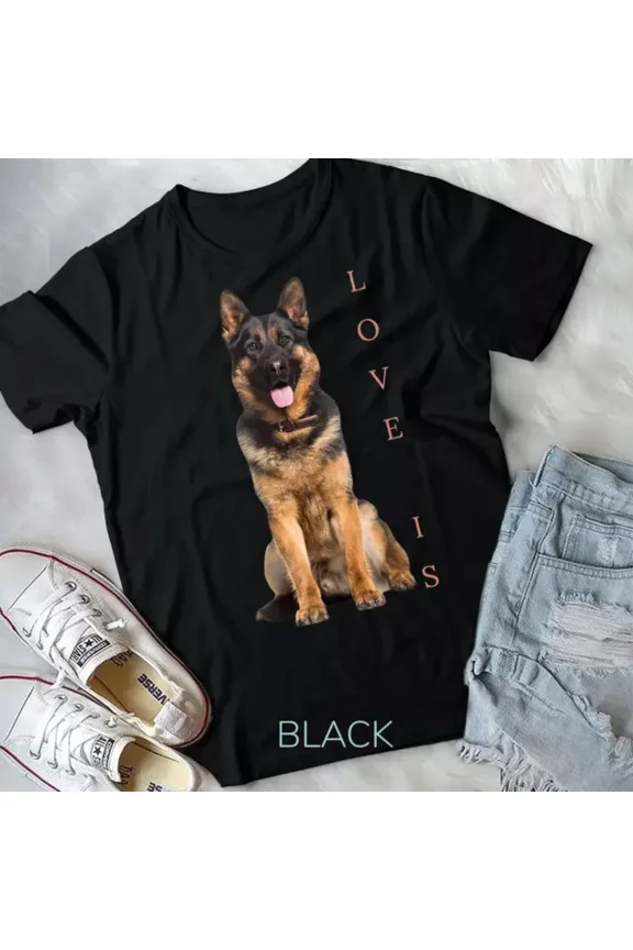 DOPASHIRT German Shepherd Shirt Shepard Dog Mom Dad Love Pet Puppy T-Shirt Unisex S-5Xl Hot Trending Shirt, Vintage Birthday Gift Unisex S-5XL Hot Trending Shirt, Vintage Birthday Gift