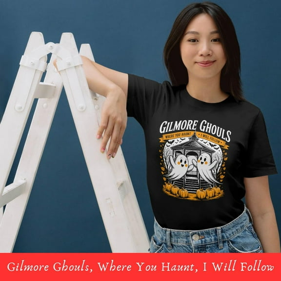 DOPASHIRT Gilmore Ghouls Where You Haunt I Will Follow Shirt, Gilmore Ghouls Spooky Tee, Hal.Low.Een Gilmore Girls, Ghost Coffee Shirt, Spooky Fall Unisex S-5XL Hot Trending Shirt