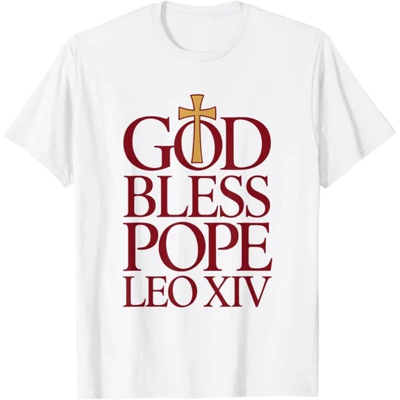 DOPASHIRT God Bless Pope Leo Xiv T-Shirt Unisex S-5XL Hot Trending Shirt, Vintage Birthday Gift