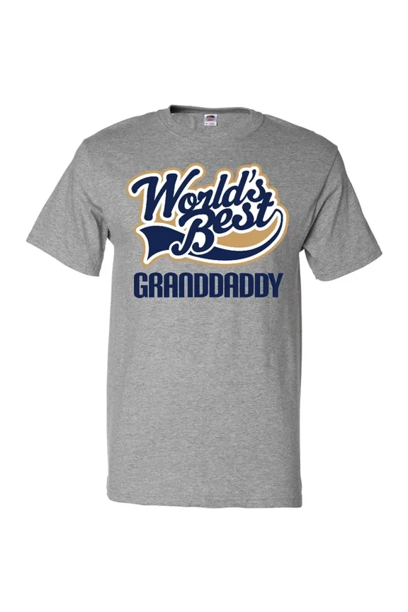 Granddaddy Worlds Best T-Shirt Grandparents Clothing Apparel Grandaddy Unisex S-5XL Hot Trending Shirt, Vintage Birthday Gift
