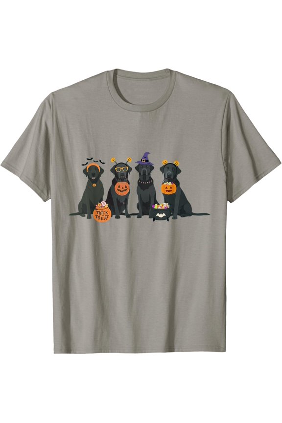 Hal.Low.Een Black Lab Fall Labrador Retriever Hal.Low.Een Dog T-Shirt Unisex S-5XL Hot Trending Shirt, Vintage Birthday Gift