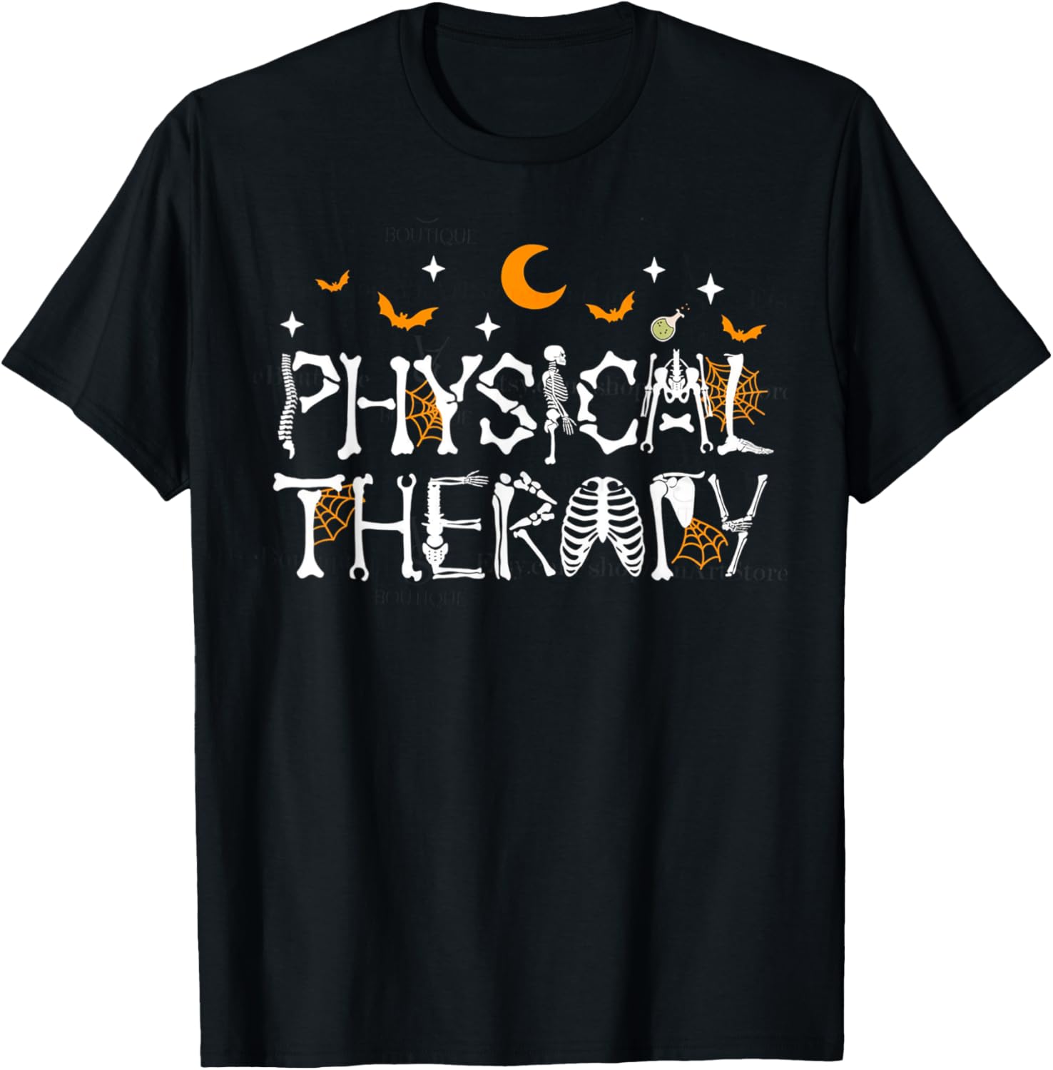 Dpt Merch DOPASHIRT Hal.Low.Een Physical Therapy Skeleton Pediatric Pt Pta Dpt T ...