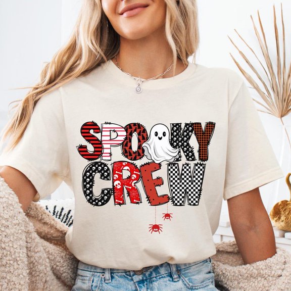 DOPASHIRT Hal.Low.Een T-Shirt, Sp00Ky Shirt, Hal.Low.Een Crew Tshirts, Boo Ghost Hal.Low.Een Gift, Hal.Low.Een Group Shirt, Teacher Hal.Low.Een Shirt, Fall Tee Unisex S-5XL Hot Trending Shirt
