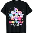 thumbnail image 1 of DOPASHIRT Happy Birthday Girl Squish Squad Mallow Girls 8Th Birthday T-Shirt Unisex S-5XL Hot Trending Shirt, Vintage Birthday Gift, 1 of 3