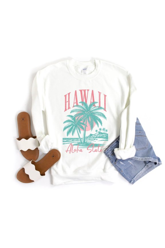Hawaii Shirt, Aloha Shirt, Aloha State Shirt, Hawaii Vacation Shirt, Beach Shirt, Summer Crewneck, Beach Lover Gifted Unisex S-5XL Hot Trending Shirt, Vintage Birthday Gift