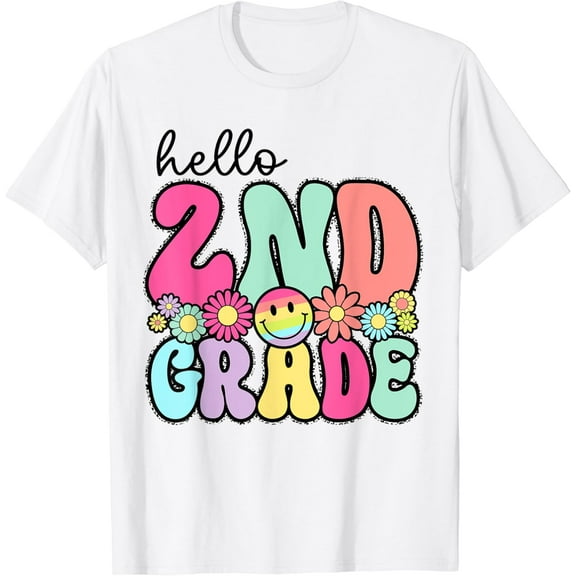 DOPASHIRT Hello 2Nd Grade First Day Back To School Teachers Girls T-Shirt Unisex S-5XL Hot Trending Shirt, Vintage Birthday Gift