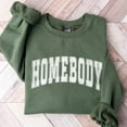thumbnail image 1 of DOPASHIRT Homebody Shirt, Indoorsy Shirt, Cozy Stay At Home Shirt, Funny Work From Home Tee, Cute Varsity Womens Crewneck, Introvert Gifts Unisex S-5XL Hot Trending Shirt, Vintage Birthday Gift, 1 of 3