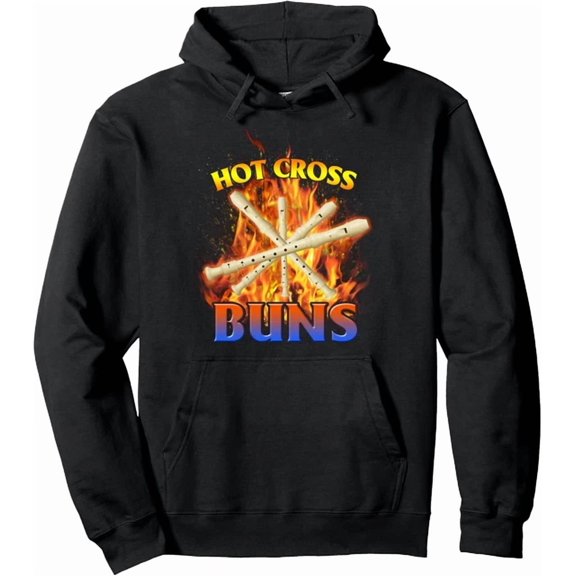 DOPASHIRT Hot Cross Buns Flames Apparel Best Buns Hoodie Outdoor Hoodie, Trendy Hoodie, Birthday Gift