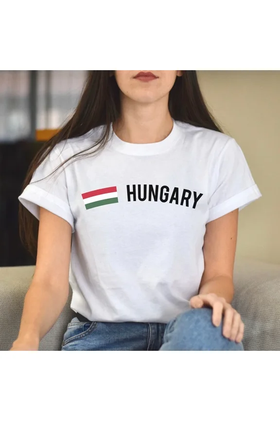 Hungary T-Shirt Gift Hungarian Flag Tee Budapest White Unisex S-5XL Hot Trending Shirt, Vintage Birthday Gift