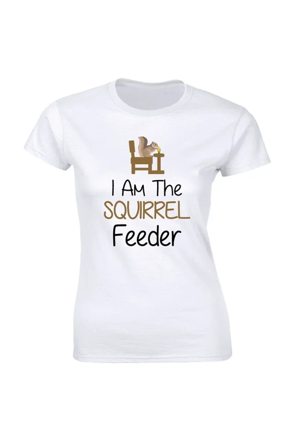 I Am The Squirrel Feeder Shirt Cute Animal Pet Lover Tee Unisex S-5XL Hot Trending Shirt, Vintage Birthday Gift
