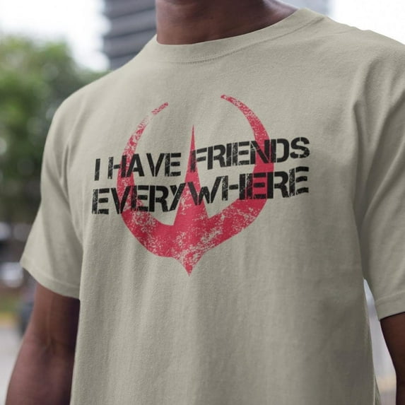 DOPASHIRT I Have Friends Everywhere Unisex Jersey Tee, Andor Inspired Shirt, Short Sleeve T-Shirt, Graphic Tee, Gift For Friends, Minimalist Tee Unisex S-5XL Hot Trending Shirt, Vintage Birthday Gift