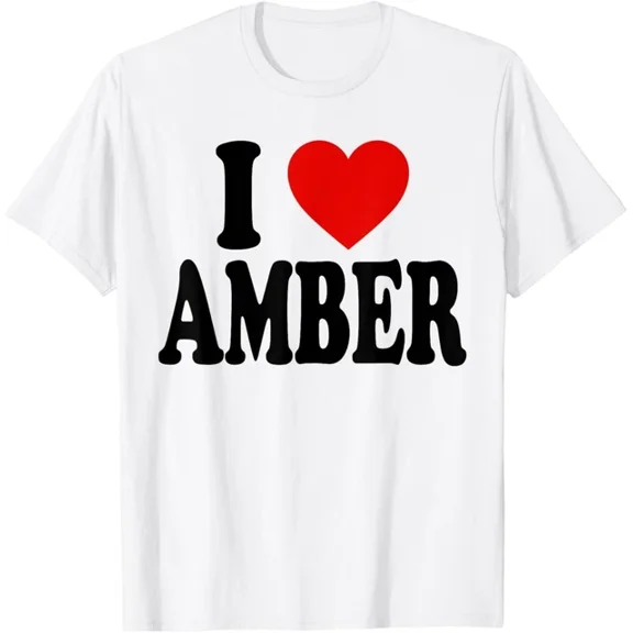 DOPASHIRT I Heart Love Amber T-Shirt Unisex S-5XL Hot Trending Shirt, Vintage Birthday Gift