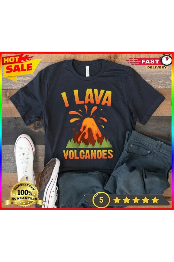 DOPASHIRT I Lava Volcanoes T-Shirt, Funny Volcano Tee, Volcanologist Tank Top Unisex S-5XL Hot Trending Shirt, Vintage Birthday Gift