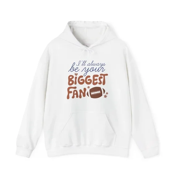 DOPASHIRT I'Ll Always Be Your ...Football Brown, Blue Hoodie Outdoor Hoodie, Trendy Hoodie, Birthday Gift