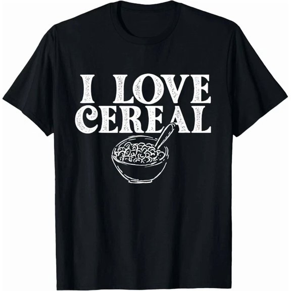 DOPASHIRT I Love Cereal T-Shirt Unisex S-5XL Hot Trending Shirt, Vintage Birthday Gift