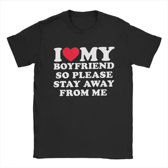 DOPASHIRT I Love My Boyfriend I Heart My Boyfriend for Casual Pure Co Unisex S-5XL Hot Trending Shirt, Vintage Birthday Gift