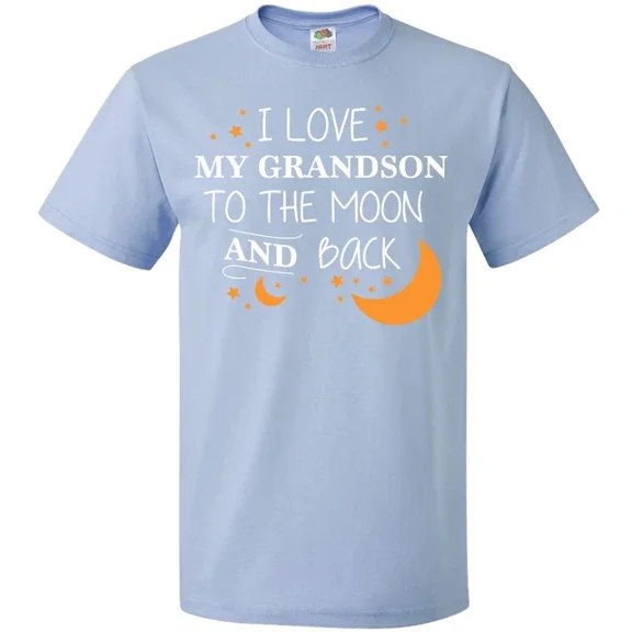 DOPASHIRT I Love My Grandson To The Moon And Back T-Shirt You Stars Mens Apparel Unisex S-5XL Hot Trending Shirt, Vintage Birthday Gift