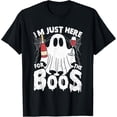 thumbnail image 1 of DOPASHIRT I'M Just Here For The Boos Hal.Low.Een Women Funny Ghost T-Shirt Unisex S-5XL Hot Trending Shirt, Vintage Birthday Gift, 1 of 4