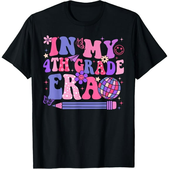 DOPASHIRT In My 4Th Fourth Grade Era Back To School Teacher Women Girl T-Shirt Unisex S-5XL Hot Trending Shirt, Vintage Birthday Gift