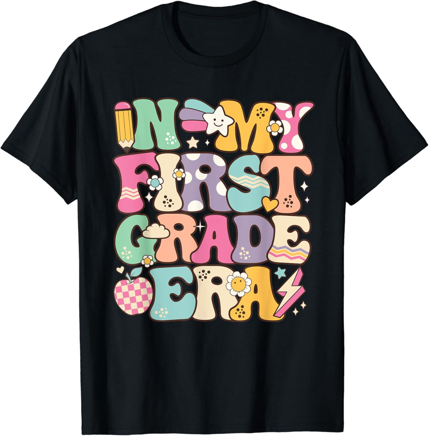 DOPASHIRT In My First Grade Era Girl Back To School 1St Grade Teacher T ...