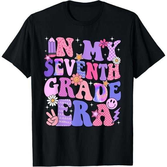 DOPASHIRT In My Seventh Grade Era Back To School 7Th Grade Teacher T-Shirt Unisex S-5XL Hot Trending Shirt, Vintage Birthday Gift