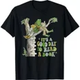 thumbnail image 1 of DOPASHIRT It'S A Good Day To Read A Book Retro Funny Frog Toad T-Shirt Unisex S-5XL Hot Trending Shirt, Vintage Birthday Gift, 1 of 3