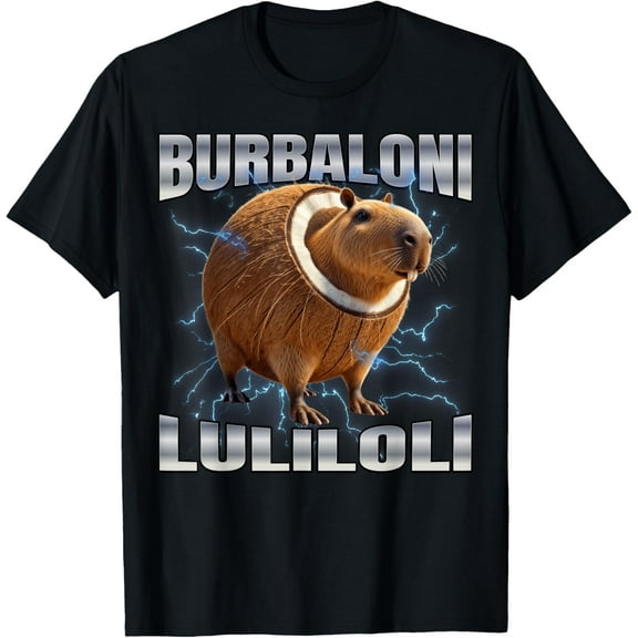 DOPASHIRT Italian Brainrot Burbaloni Luliloli T-Shirt Unisex S-5XL Hot Trending Shirt, Vintage Birthday Gift