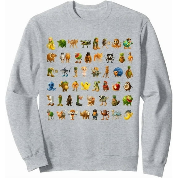 DOPASHIRT Italian Brainrot Gen-Z Funny Brain Rot Crewneck Sweatshirt Trendy Sweatshirt, Birthday Gift