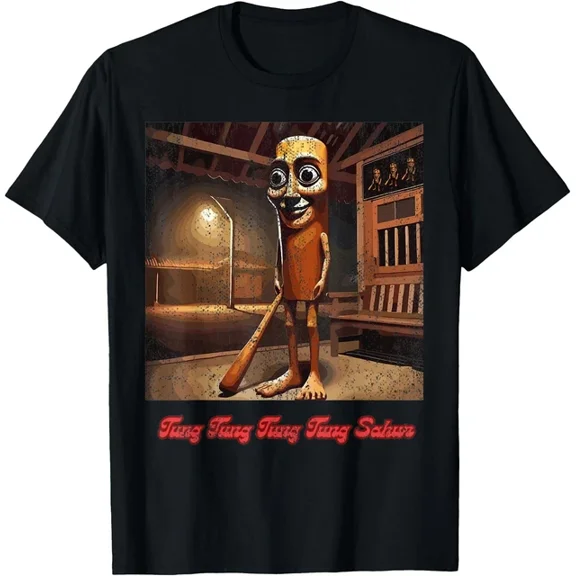 DOPASHIRT Italian Brainrot Tung Tung Sahur T-Shirt Unisex S-5XL Hot Trending Shirt, Vintage Birthday Gift