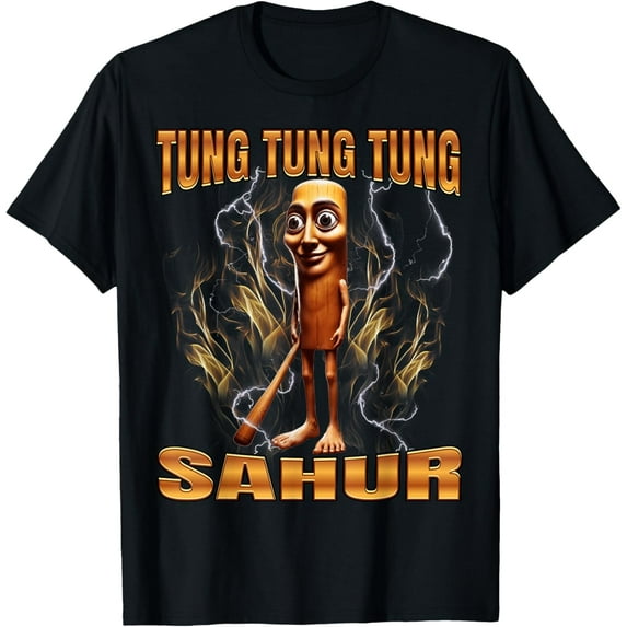 DOPASHIRT Italian Brainrot Tung Tung Tung Sahur T-Shirt Unisex S-5XL Hot Trending Shirt, Vintage Birthday Gift