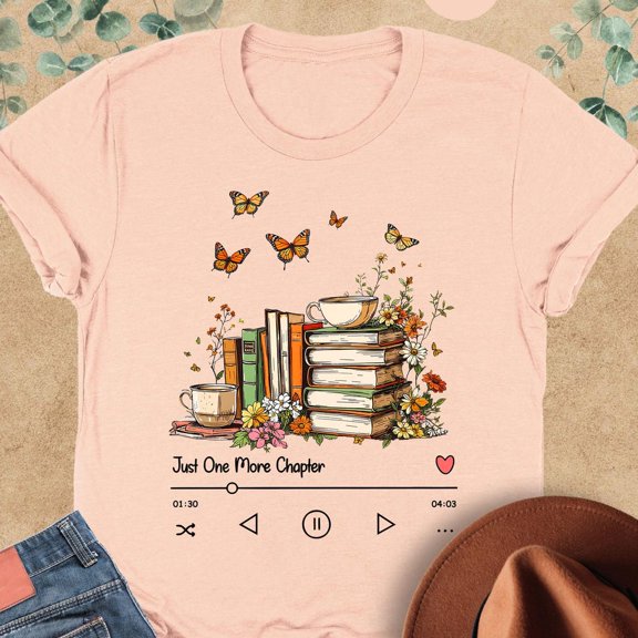DOPASHIRT Just One More Chapter Shirt, Reading Teacher Shirt, Booktok Shirt, Book Club Gift, Librarian Gift, Bookish Shirt, Book Lover Shirt Woman Unisex S-5XL Hot Trending Shirt