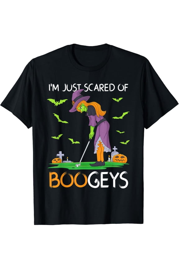 Just Scared Of Bogeys Witc.H Golf Hal.Low.Een T-Shirt Unisex S-5XL Hot Trending Shirt, Vintage Birthday Gift
