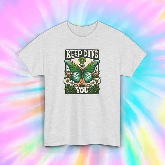 DOPASHIRT Keep Doing You Butterfly Positive Inspirational Motivational Graphic T-Shirt Unisex S-5XL Hot Trending Shirt, Vintage Birthday Gift