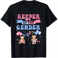 thumbnail image 1 of DOPASHIRT Keeper Of The Gender Reveal Baby Bear Balloons Pink Or Blue T-Shirt Unisex S-5XL Hot Trending Shirt, Vintage Birthday Gift, 1 of 4
