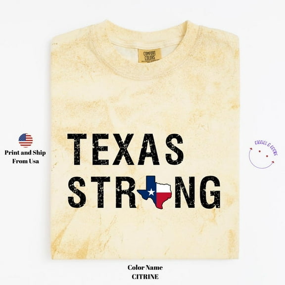 DOPASHIRT Kerr County Strong T-Shirt Hope Strength Community Texas Strong Resilience Unity Unwavering Faith Flood Relief Rebuild Restore Recover Heal Unisex S-5XL Hot Trending Shirt
