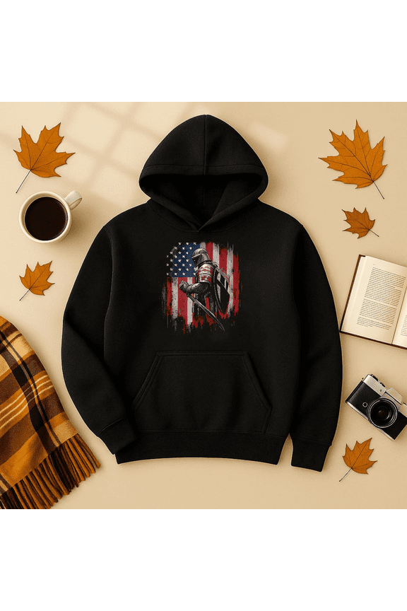 Knight Templar Christian Warrior Of God Crusader Gift Hoodie Outdoor Hoodie, Trendy Hoodie, Birthday Gift