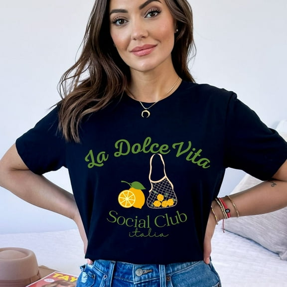 DOPASHIRT La Dolce Vita T Shirt, Dolce Far Niente Clothing, Ciao Bella Apparel, Travel To Italy Gift, Sweet Life Shirt Unisex S-5XL Hot Trending Shirt